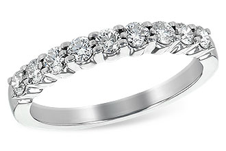 A225-59503: LDS WED RG .50 TW (9 STONES)