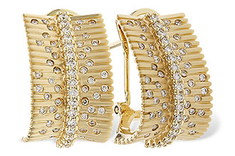 B220-14967: EARRINGS .76 TW