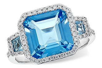 B226-53139: LDS RG 4.40 TW BLUE TOPAZ 4.60 TGW