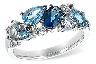 C225-54994: LDS RG 2.05 BLUE TOPAZ 2.16 TGW