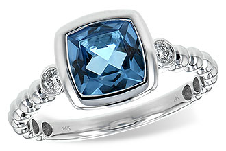C225-56785: LDS RG 1.57 BLUE TOPAZ 1.65 TGW