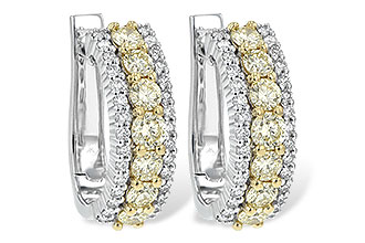 C225-57639: EARR 1.15 YELLOW DIAS 1.55 TW