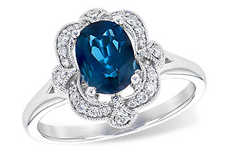 C309-24939: LDS RG 1.35 LONDON BLUE TOPAZ 1.50 TGW