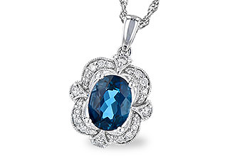 D309-24939: NECK 1.35 LONDON BLUE TOPAZ 1.50 TGW
