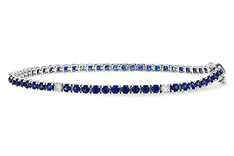 E311-01339: BRACELET 3.27 TW SAPP 3.52 TGW (7")