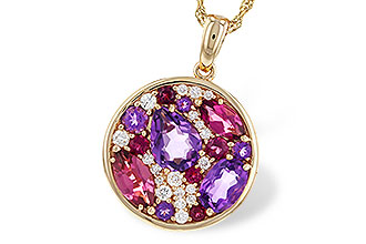 E311-06812: NECK 1.83 TW SEMI-PRECIOUS (P.TOUR, AMY) 2.00 TGW