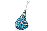 F223-77675: NECK 4.81 BLUE TOPAZ 4.94 TGW