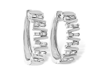 F226-50439: EARR .30 TW BAGUETTE DIAS