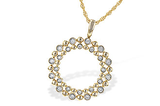 G226-50375: NECKLACE .12 TW