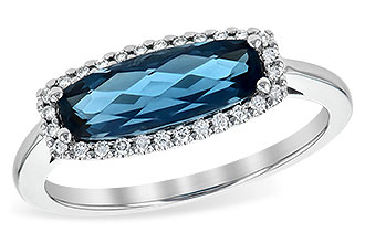 G226-50439: LDS RG 1.79 LONDON BLUE TOPAZ 1.90 TGW