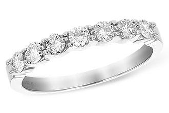 K129-24084: LDS DIA WED RG .50 TW (7 STONES)