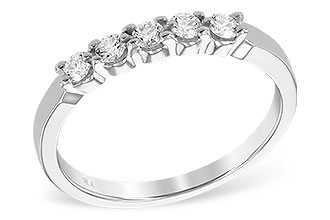 K221-94921: LDS DIA WED RG .25 TW (5 STONES)