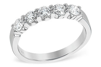 K222-89493: LDS DIA WED RG .75 TW (5 STONES)