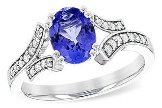 K226-52266: LDS RG 1.15 TANZANITE 1.30 TGW