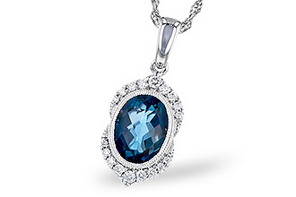 L309-26793: NECK 1.96 LONDON BLUE TOPAZ 2.10 TGW